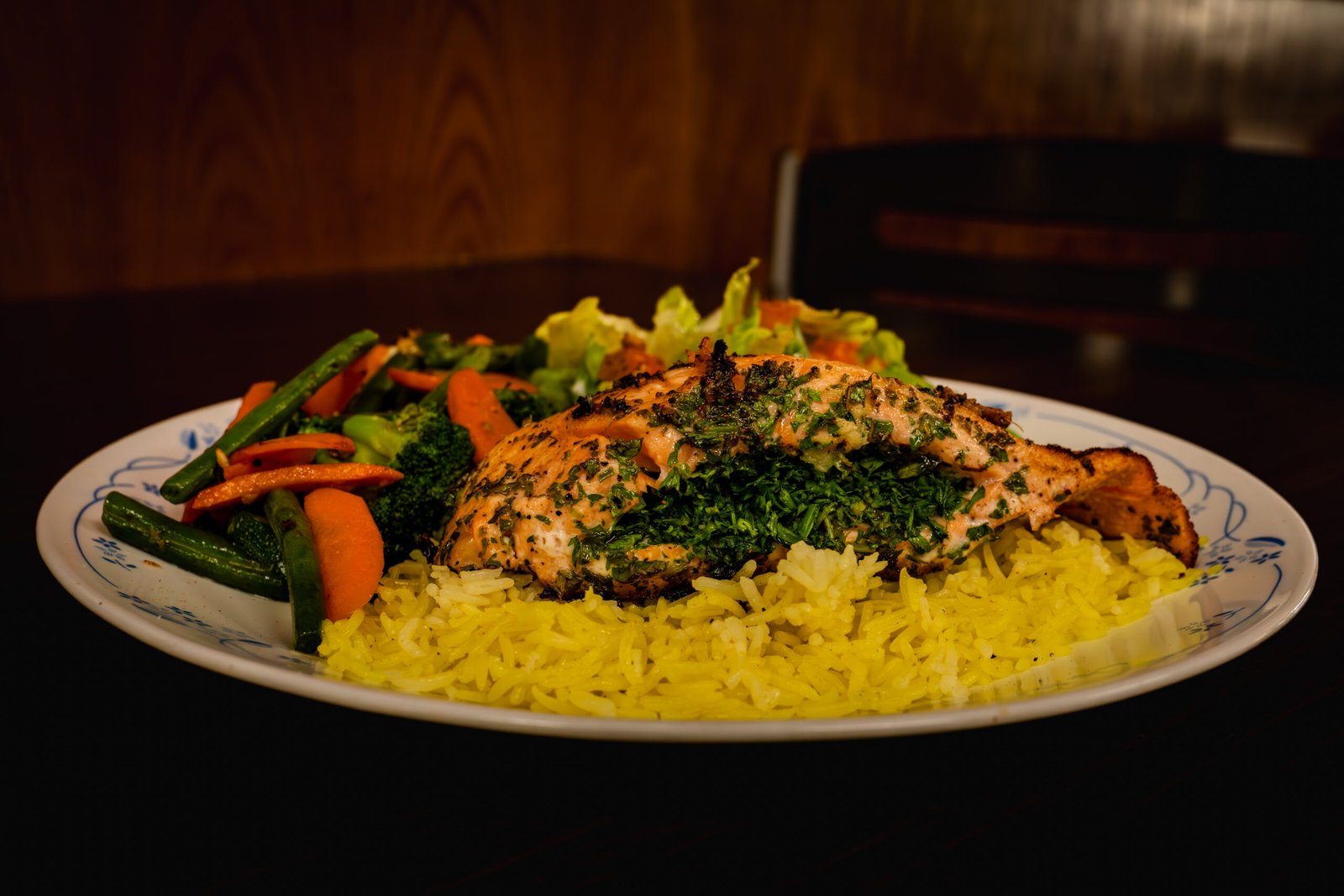 Stuffed Fillet of Salmon