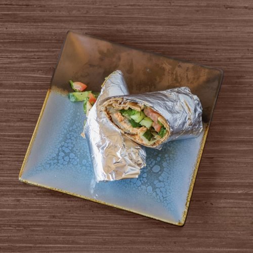 Salmon Shawarma Pita